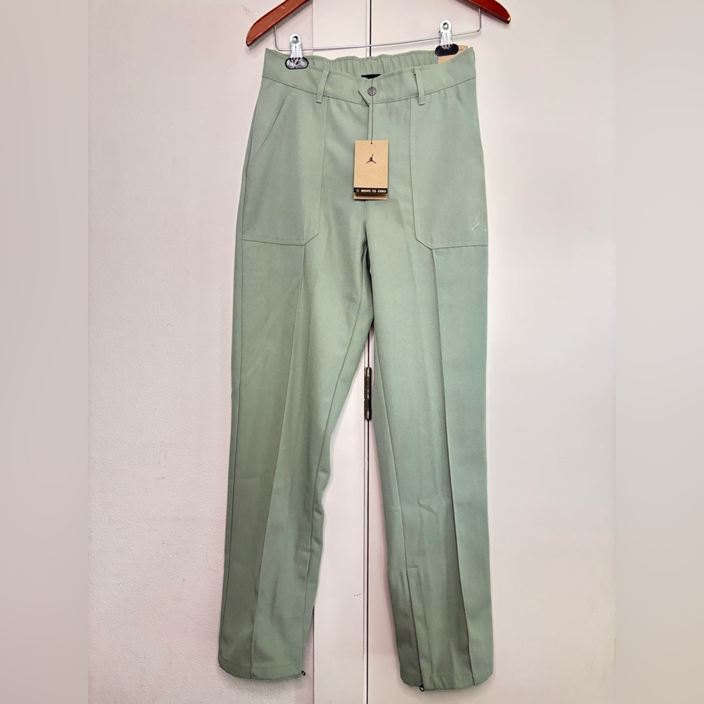 JORDAN NWT MINT GREEN SPORTY STRAIGHT LEG WOMENS TROUSER PANTS SZ SMALL